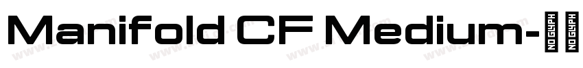 Manifold CF Medium字体转换
